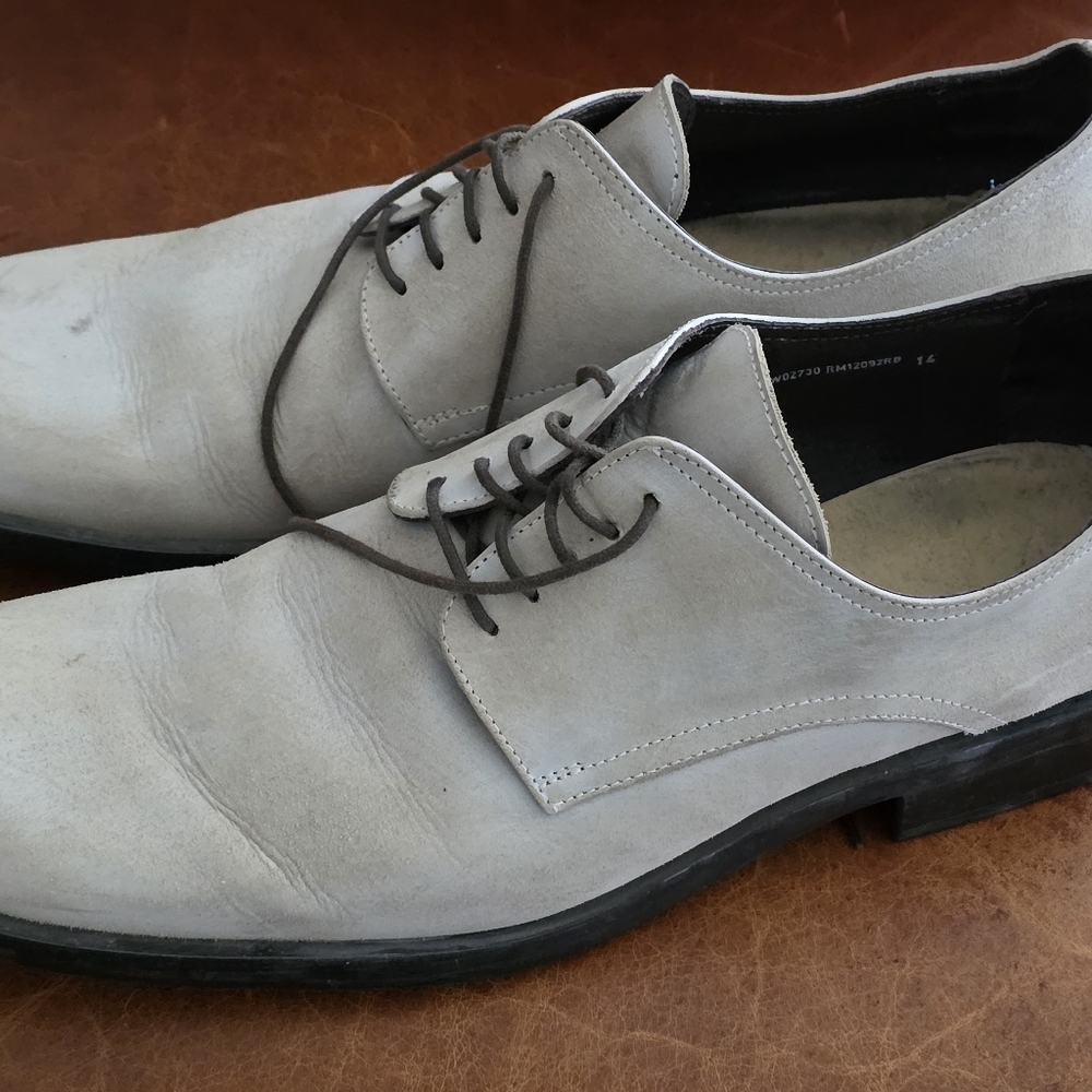 Kenneth Cole Reaction Light Gray Oxford Shoes